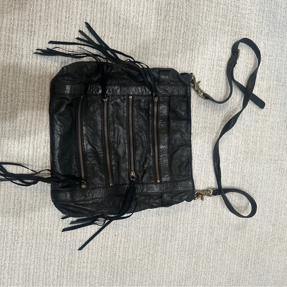 Botkier Black Leather Crossbody Bag